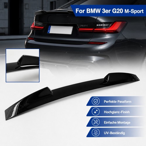Glanz schwarz heckspoiler - schwarz,